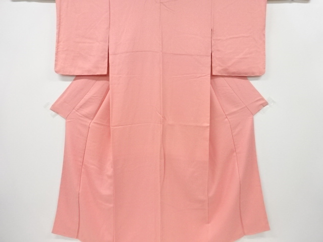 リサイクル　織り柄色無地着物